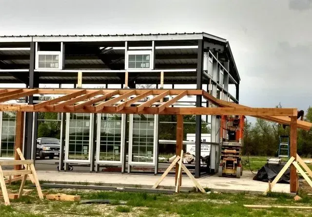 H&H roof framing project